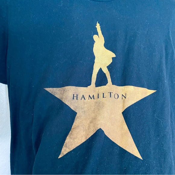 Hamilton The Musical Creative Goods Star Graphic Crew Neck Tee Small - Picture 3 of 4